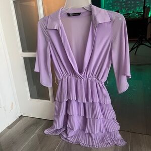 Beautiful purple summer dress Zara
